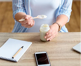 substitute ice cream with frozen yoghurt