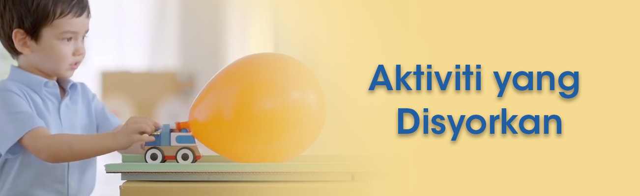 Aktiviti mudah untuk perkembangan anak