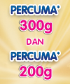 Enfagrow A+ PERCUMA* 300g dan 200g Pek Promosi