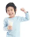 Child drinking milk
