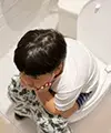 Child in toilet
