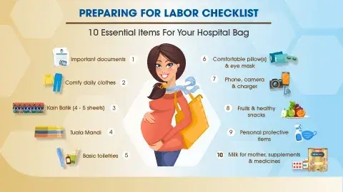 Preparing for Labor Checklist: 10 Essential Items For Your Hospital Bag