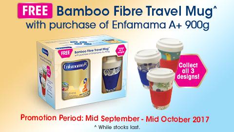 Enfamama A+ FREE Bamboo Fibre Travel Mug^
